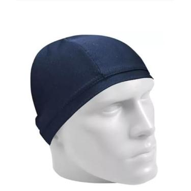 Imagem de Touca de Natação: Proteção Eficaz para Cabelo na Piscina e Mar (AZUL MARINHO,ADULTO)