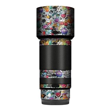 Imagem de Película para câmera Película protetora de lentes antirriscos para Tamron 70-300 mm F4.5-6.3 apto para Nikon Mount 70 300 (Graffiti White)