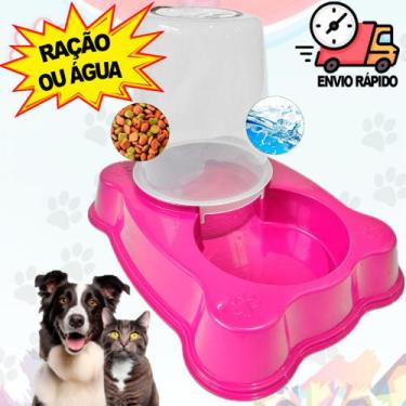 Imagem de Comedouro Bebedouro Para Cachorro Gato 1,5 Litros Para Ração ou Água V