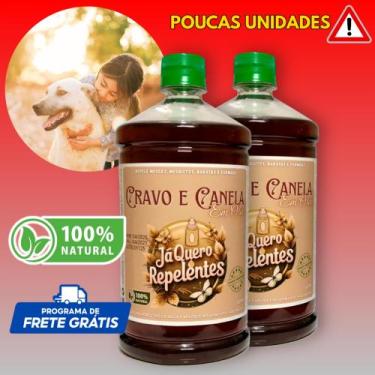 Imagem de Óleo  Repelente Cravo-Canela 2x1 Litro  Aroma Relaxante - JÁ QUERO REP