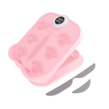 Imagem de kowaku Prancha de alongamento de panturrilhas Função de temporização para alongamento de panturrilhas Placa inclinada leve antiderrapante Profissional para, Rosa