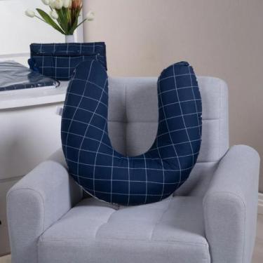 Imagem de Almofada de Amamentação e Apoio Bebê Grande Firme e Confortável 100 Al