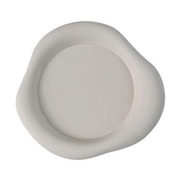 Imagem de Generic Jogo americano de silicone para bebidas quentes e frias, porta-copos para cozinha, escritório, presente de inauguração, jantar em casa, Branco