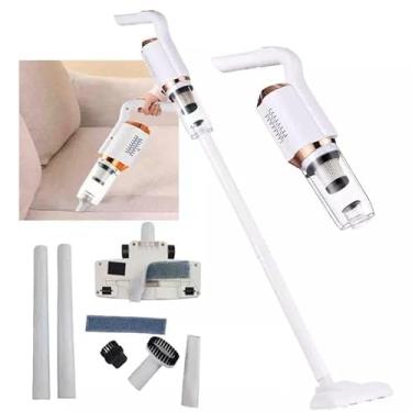 Imagem de Aspirador Portátil Sem Fio 120W 8500Pa Recarregável USB Bivolt Casa Carro Multiuso