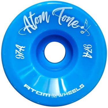 Imagem de Rodas de skate quadriciclo tom Atom, 57 mm, azul, 97A