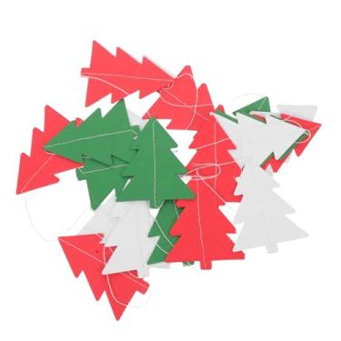 Imagem de SAFIGLE 5 Peças de Serpentinas de Papel para Pendurar Em Árvores de Natal, Guirlanda de Bandeirinhas Vermelhas, Brancas E Verdes, Faixa de Papel 3d para Festa de Fim de Ano, Decorações de Natal para