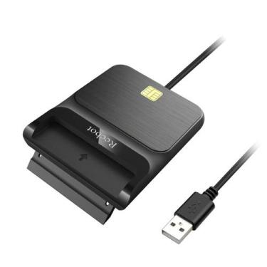 Imagem de Leitor de cartão CAC Recbot CAC Reader USB militar para Windows, Mac