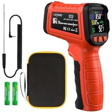 Imagem de Termômetro infravermelho SURPEER Pistola de temperatura -50 C a 980 C