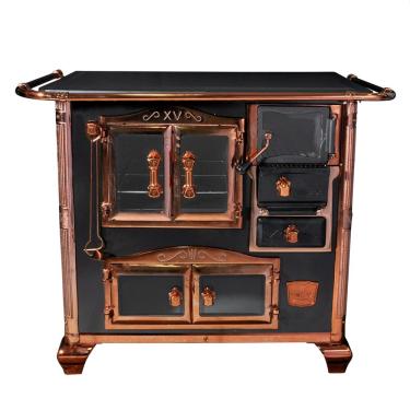 Imagem de Fogao a Lenha Venax n 1 Princess Preto Rose Gold SE