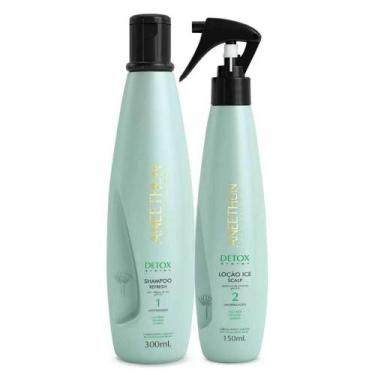 Imagem de Aneethun Detox Shampoo 300ml + Loção Ice Scalp 150ml