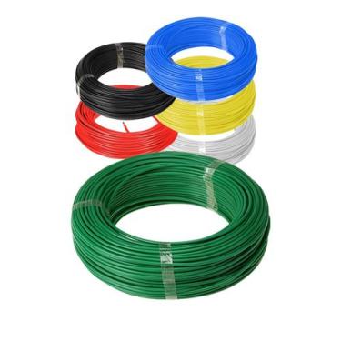 Imagem de Cabo Fio Flexível Sil Cores - 10mm Rolo Com 30 Metros,  Verde