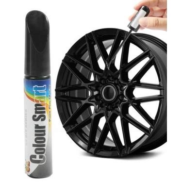Imagem de Caneta de pintura de retoque UBOG para carros, aros e arranhões preta