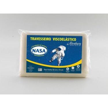 Imagem de Travesseiro altenburg nasa 46 x 66 visco elastico antimicrobial marfim
