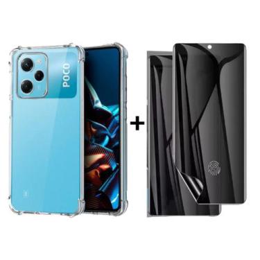 Imagem de Capinha Capa  Anti Impacto Compatível Para Xiaomi MI Poco X5 Pro + Pel