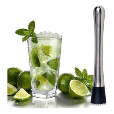 Imagem de Socador Macerador De Inox Bar Caipirinha Amassador Frutas - D'Presente