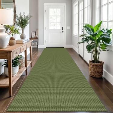 Imagem de EARTHALL Tapete de corredor de 8 x 3 m lavável para corredores extralongo tecido antiderrapante corredor de entrada trançado corredor de cozinha interior exterior tapetes para entrada, hall, hall de