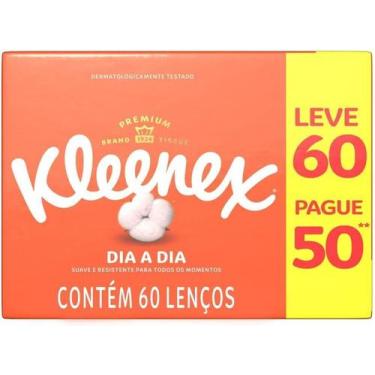 Imagem de Kleenex Lenco Extrato de Seda, 60 unidades