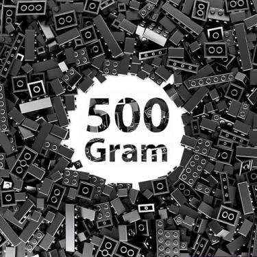 Imagem de Carlerait Bulk Black Building Bricks, Classic Building Blocks Compatible with All Major Brands