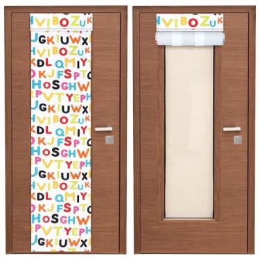 Imagem de Cortinas de cobertura de janela de porta de sala de aula Leinuosen Bla