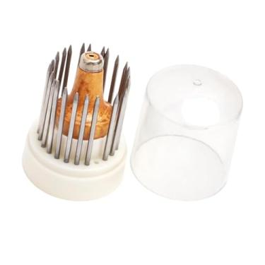 Imagem de Nishiyuenyi 23x Contas de Joias com Cabo Confortável E Conveniente para Adultos Kit de Configuração de Contas Ferramentas Essenciais para Joias para Configuração, Claro