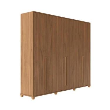 Imagem de Guarda-Roupa Casal com espelho Rockford 6 portas 274 cm - PROVINCIA, C