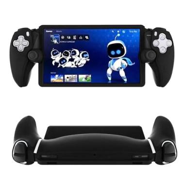 Imagem de Capa protetora de silicone PS Portal para PlayStation Remote Player - Capa macia antiderrapante à prova de choque - Design ergonômico, fácil instalação, capa preta de corpo inteiro para proteção