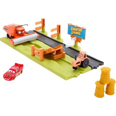 Imagem de Playset Mattel Disney Pixar Cars com 3 veículos de brinquedo Frank