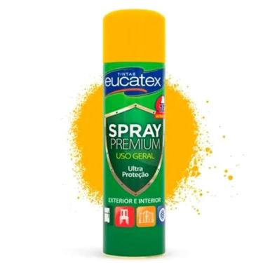 Imagem de Tinta Spray Colorido Eucatex 400ml para Madeira Metal Mdf Artesanato, 