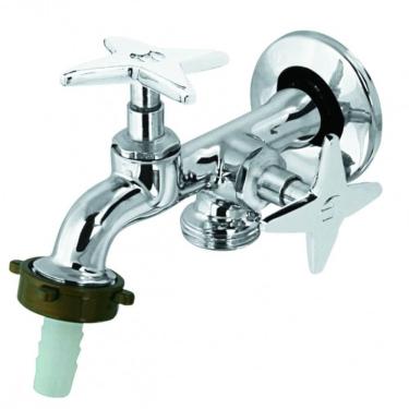 Imagem de Torneira Para Tanque Com Derivação Máquina De Lavar Dn15 - Vtd023cwg - Esteves