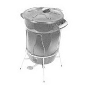 Imagem de Cesto Lixeira Plástico Pedal Com Armação Em Aço 60 Litros