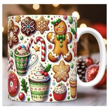 Imagem de Caneca Personalizada Natal - Porcelana - 325ml