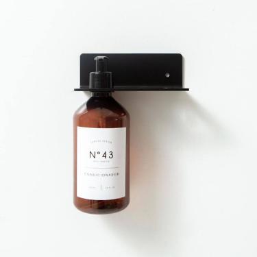 Imagem de Suporte p/ 2 Frascos Âmbar - Metálico e Elegante