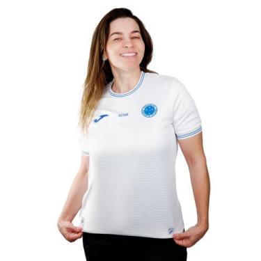 Imagem de Camisa do Cruzeiro Feminina - Joma, PP, Branco