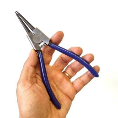 Imagem de Alicate Tirar Abrir Aneis 7 Saca Anel Elastico Reto Externo - IDEA PRO