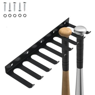 Imagem de Luwint Suporte de parede para taco de beisebol – cabide vertical comporta 16 tacos, organizador de taco de softball, garagem/campo com economia de espaço