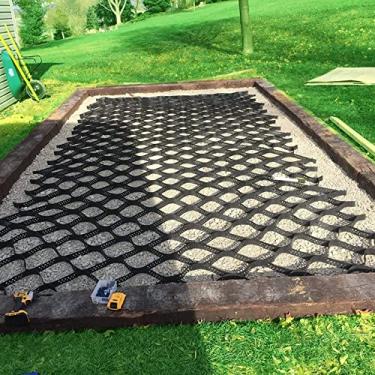 Imagem de Grelha de cascalho de calçado para pátio jardim, estabilizador de grade Geo adapilheiras permeáveis de resistência à tensão de serviço pesado de 5 cm para controlo de errosão (cor: WxL, tamanho: 1