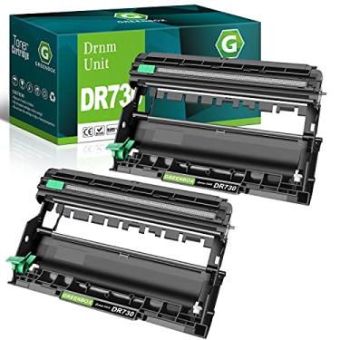 Imagem de Substituição de unidade de tambor compatível com Greenbox para Brother DR730 DR 730 para HL-L2350DW HLL2395DW HLL2390DW HL-L2370DW HL-L2370DWXL MFC-L2750DW MFC-L2750DWXL MFC-L2710DW DCP-L2550DW (1 pacote)