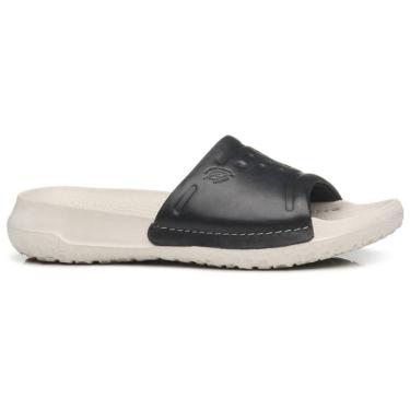 Imagem de Chinelo Masculino Slide Float Preto Branco Pegada 133404-02