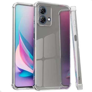 Imagem de [GL CASES] Capa Moto G84 Slim Clear Anti Impacto Reforçada Silicone Transparente Case Flexível Capinha Motorola Moto G84 Anti Choque Encaixe Preciso Com Proteção Para Câmera e Tela