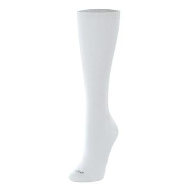 Imagem de Meia 3/4 Feminina Cano Alto She Casual Respirável Algodão, Branco, 34-