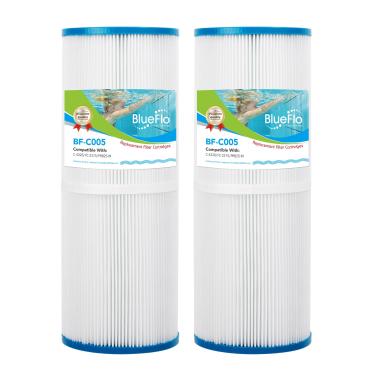 Imagem de BLUEFLO PRB25-IN Cartucho de filtro de spa substitui o filtro de banheira de hidromassagem Unicel C-4326, Filbur FC-2375, 3005845, Pentair R173429, 33521, 25392, 817-2500, Darlly 42513 (pacote com 2)