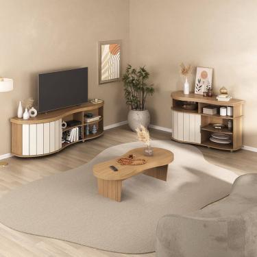 Imagem de Conjunto Sala de Estar: Buffet + Rack + Mesa de Centro