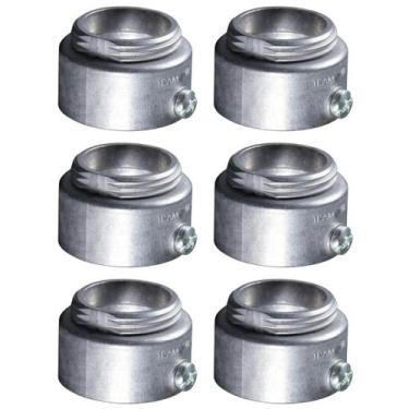 Imagem de 6 Conectores Em Alumínio P/ Condulete 1 Pol. Tramontina