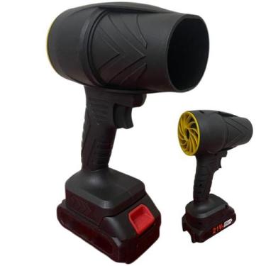 Imagem de Soprador Turbo Fan 32000 RPM Potente Recarregavel Limpeza Casa Jardim 