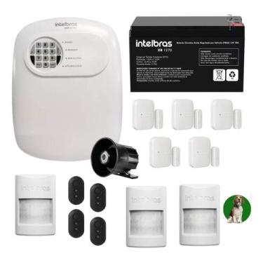 Imagem de Kit  Alarme App Intelbras Sensores Presença E Magnético