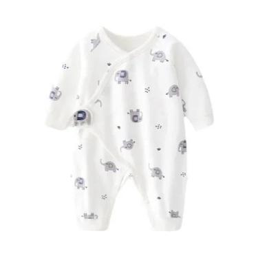 Imagem de Macacão de Algodão para Bebê Recém-Nascido - Primavera/Outono, 3 milhõ