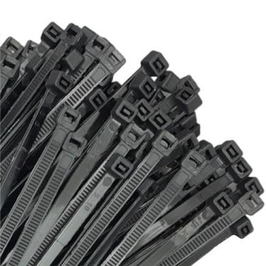 Imagem de Abraçadeira de nylon - 200 x 4,8 mm cor preta (pc100 un) - AJAX