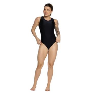 Imagem de Maiô Natação Costa Nua Tradicional Performance Vekyo Básico Roupa Para