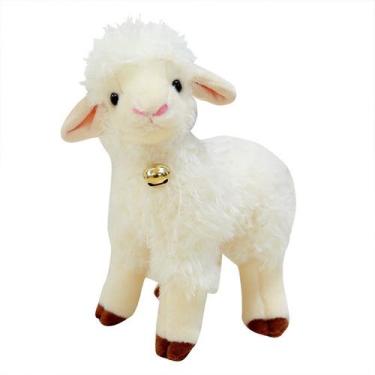 Imagem de Boneca de ovelha de desenho animado de pelúcia Bell Lamb 25cm - Yiweis
