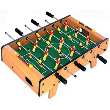 Imagem de VejiA Mini jogos de mesa de pebolim para crianças, mesa de futebol portátil com bolas, divertido jogo de futebol de mesa recreativo para noite em família